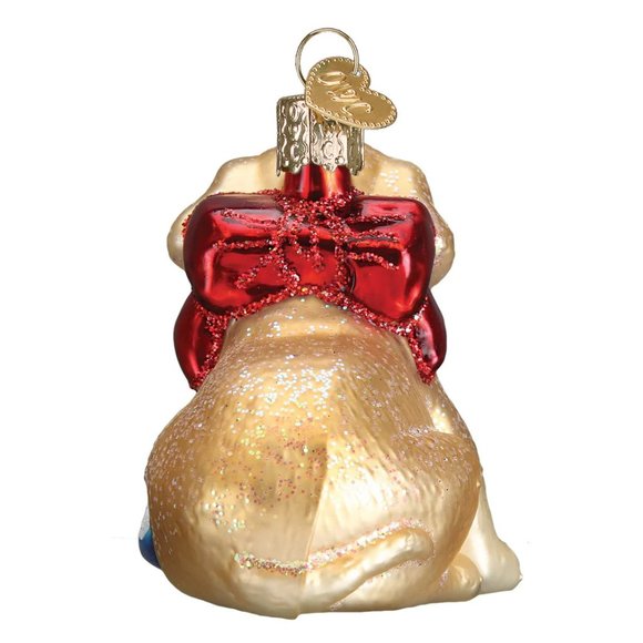 Labrador Pup Christmas Ornament with Keepsake Box | Old World Christmas | NWT - Picture 4 of 8